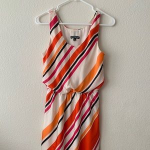 Express blouson tank top hi lo dress, Xs